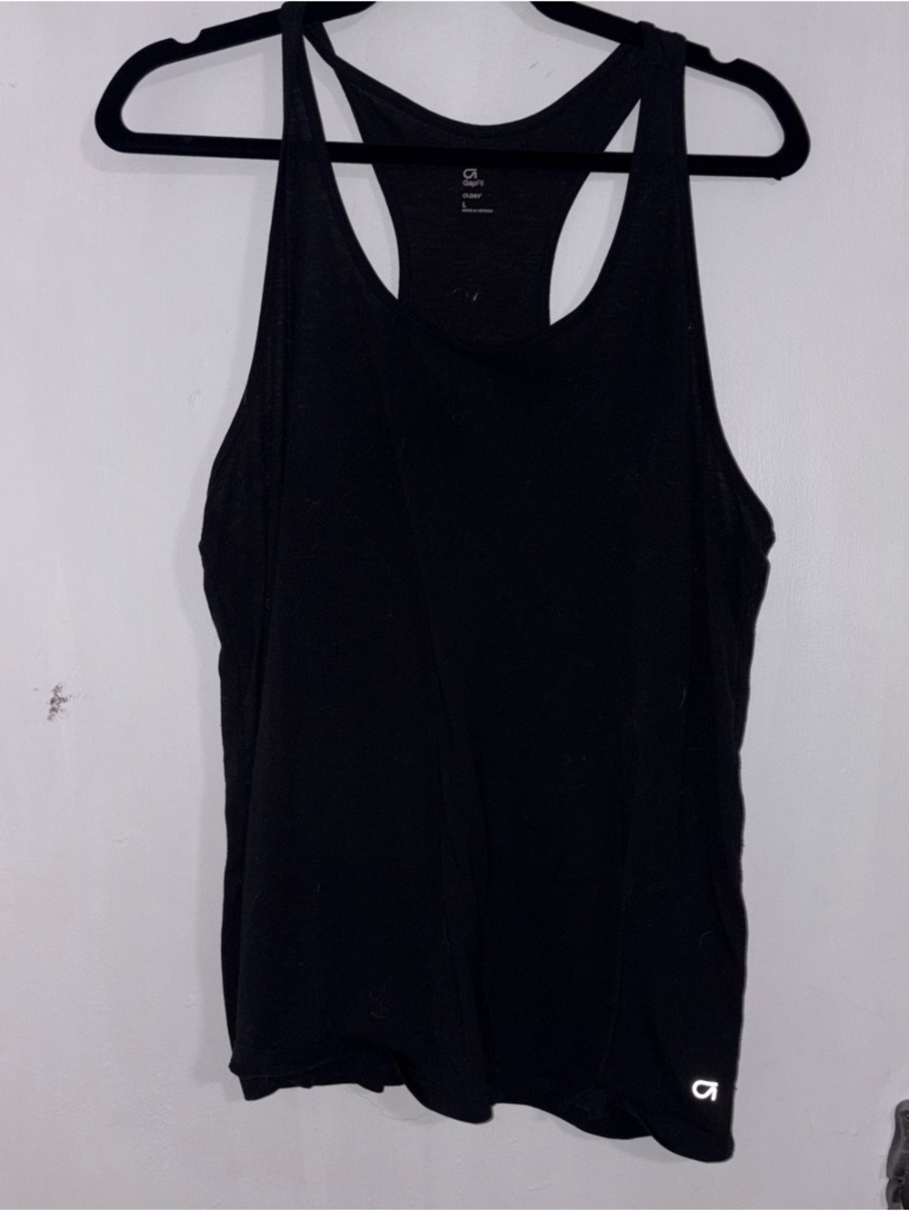 GAP Black Racerback Tank Top
